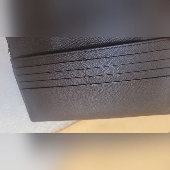 Authentic Louis Vuitton Damier Ebene Sarah Wallet International FUll set : Box - Picture 10 of 15